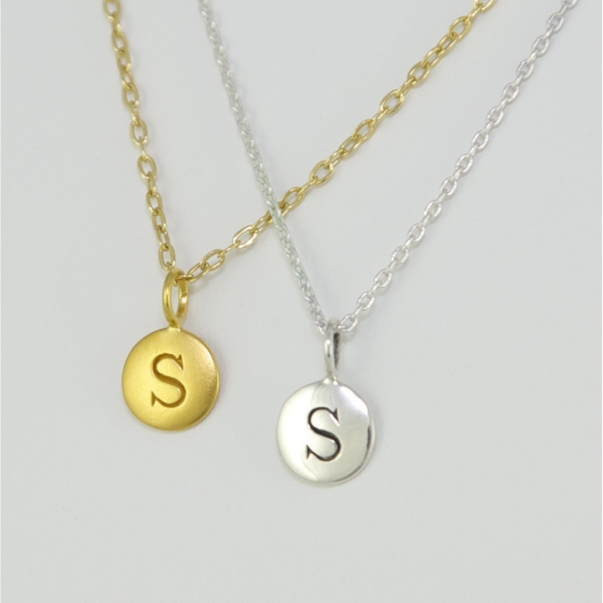 Floral Letter S Necklace Gold Plate – The Hambledon